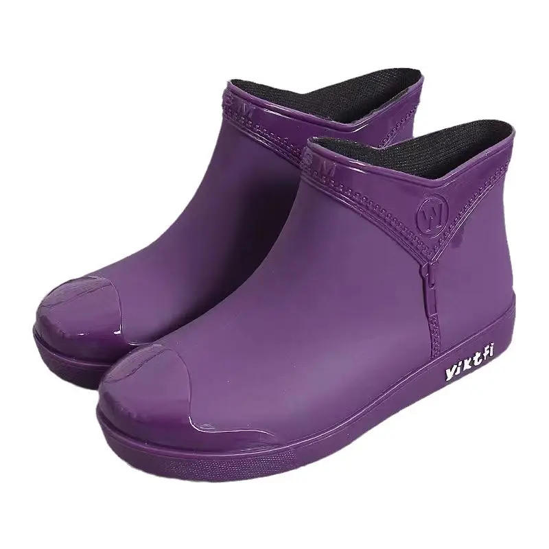 Women's Waterproof Low-Top Rain Boots Winter