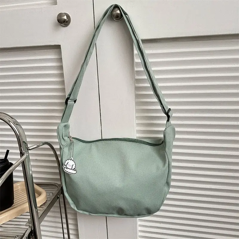 Japanese Harajuku Crossbody Bag Green New Korean Style - Image 9