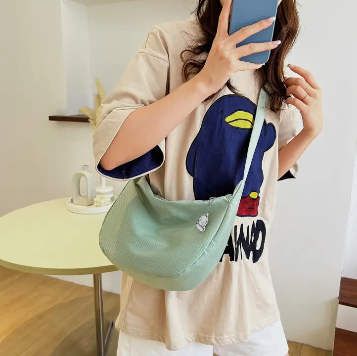 Japanese Harajuku Crossbody Bag Green New Korean Style - Image 10