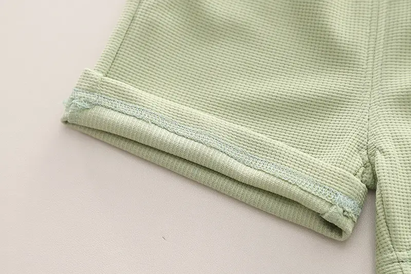 Kids Green Short Sleeve T-Shirt & Shorts Set — feature 13
