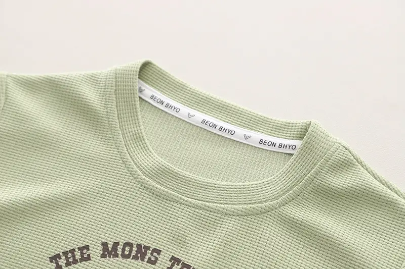 Kids Green Short Sleeve T-Shirt & Shorts Set — feature 5