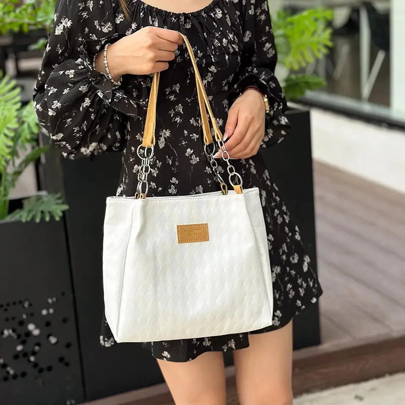 Large Capacity Women's Textured Shoulder Bag 2024 - Image 5