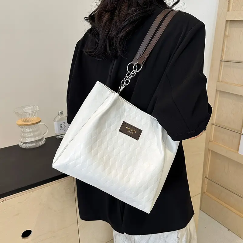 Large Capacity Women's Textured Shoulder Bag 2024 - Image 7