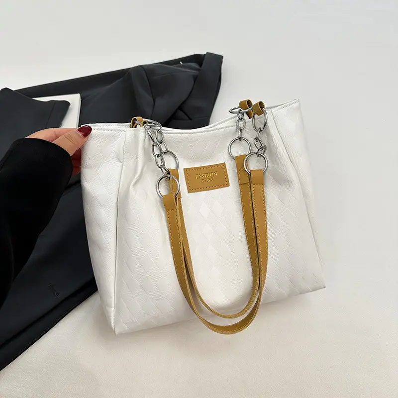 Large Capacity Women's Textured Shoulder Bag 2024 - Image 2