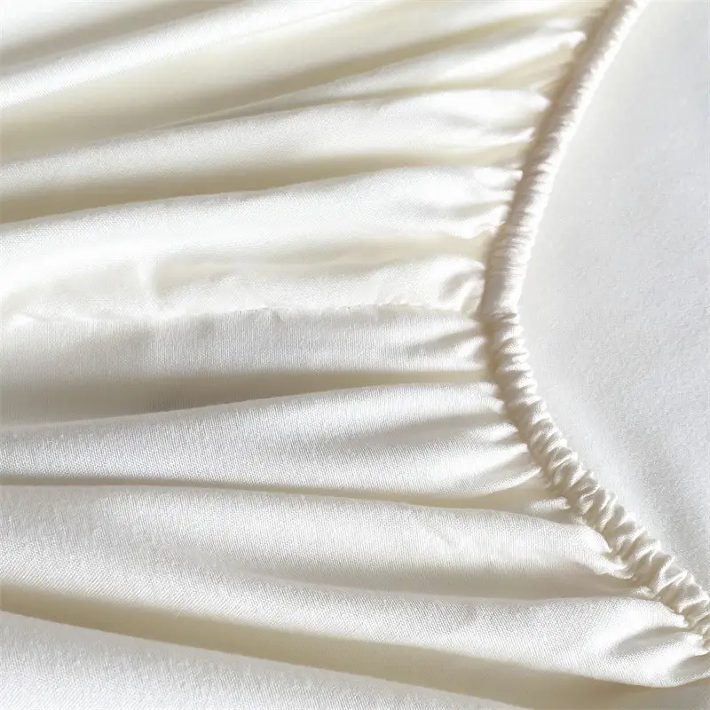 New Style Single-Layer Waterproof Cotton Mattress Cover, Light Luxury Solid Color Embroidered Mattress Protector, Urine Barrier, Washable, Exclusively for Cross-Border Supply