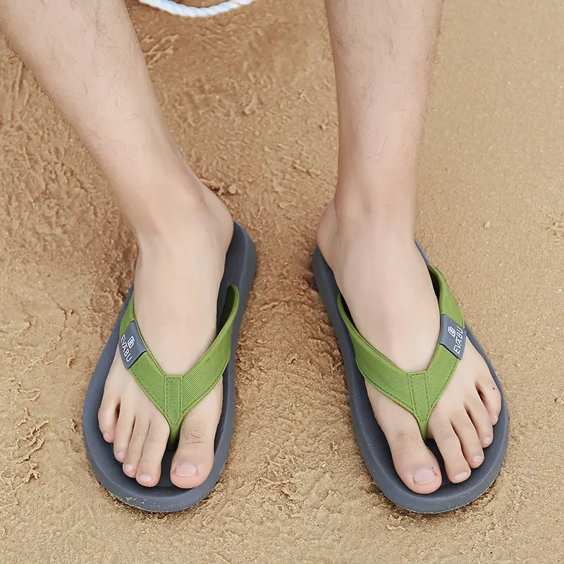 Cross-border summer new flip-flops wholesale men's soft-soled beach shoes EVA flip-flops ins trendy men's sandals - Image 6