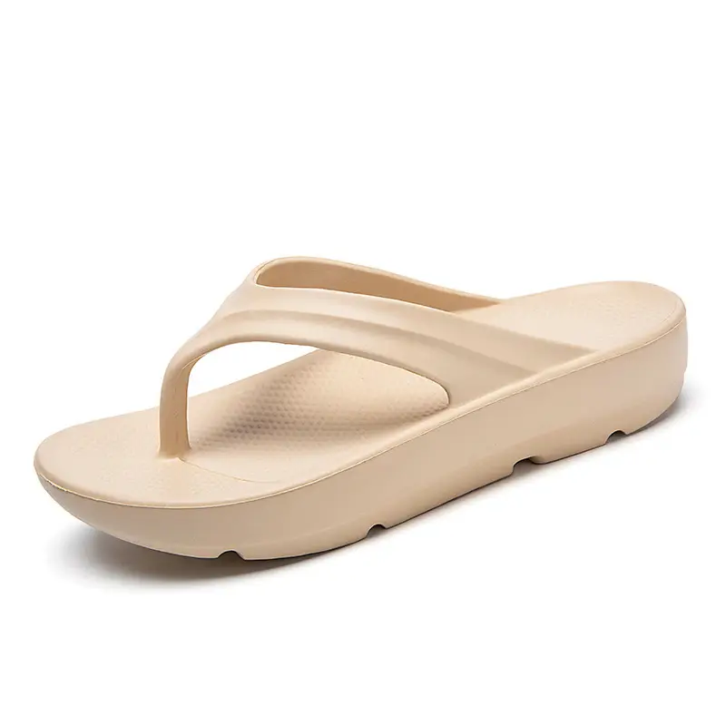 Cross-border flip-flops men's EVA thick-soled slippers summer couples flip-flops simple flip-flops beach shoes wholesale - Image 3
