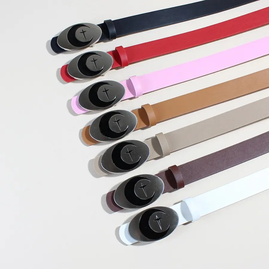 Pink Moon Star Women's Decorative Belt — feature 5