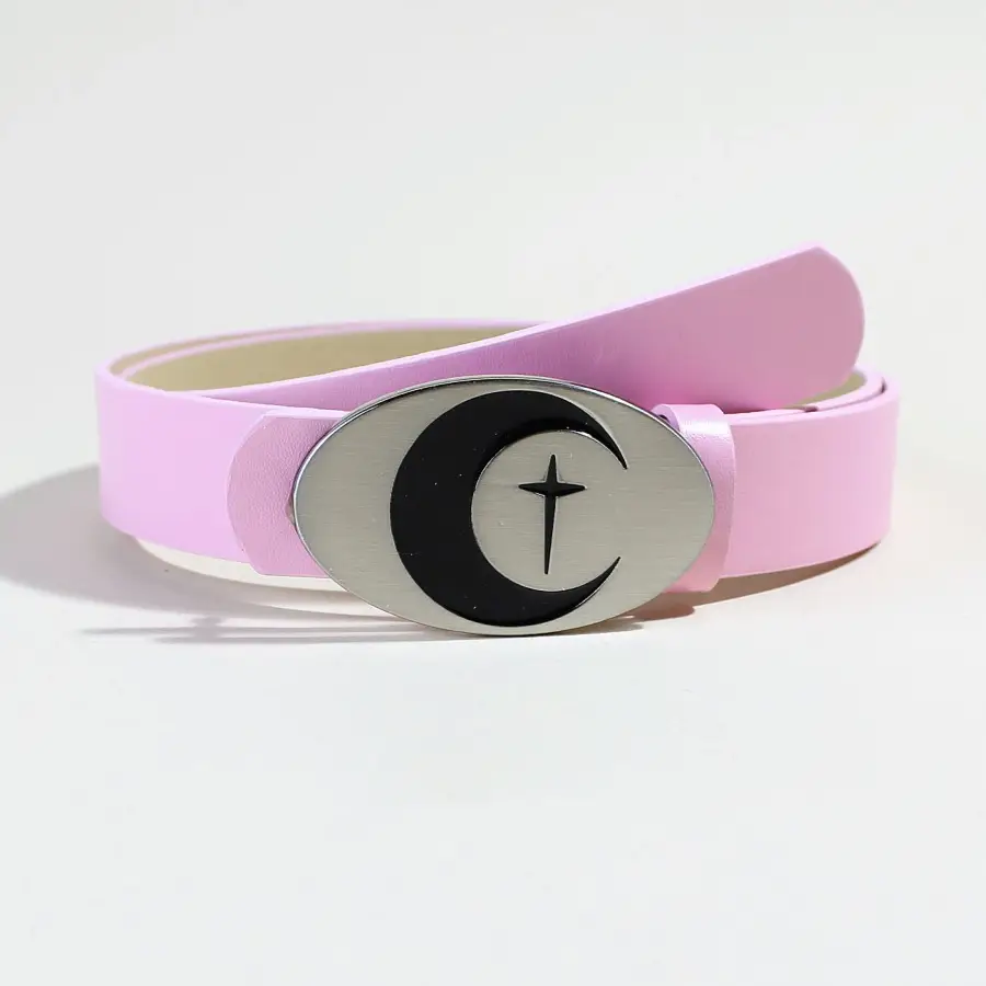 Pink Moon Star Women's Decorative Belt - Image 4