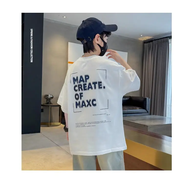 Kids Cotton Map T-Shirt Black Summer 2024 — feature 9