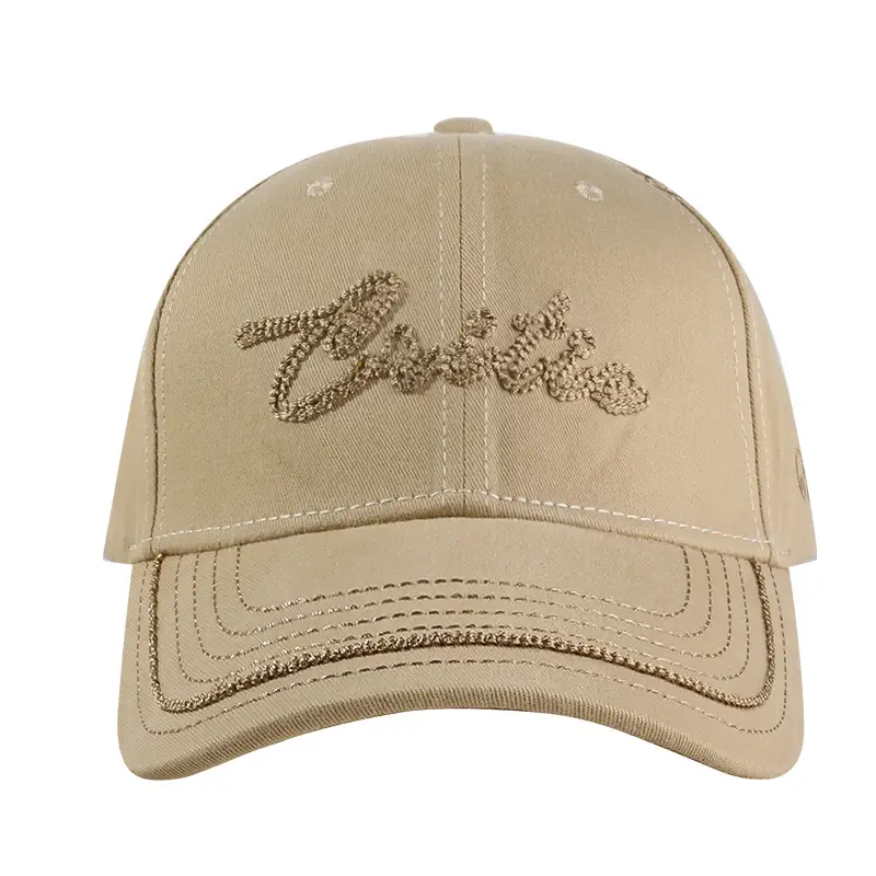 Women's Korean Style Hard Top Hat with Letter Embroidery - Image 7