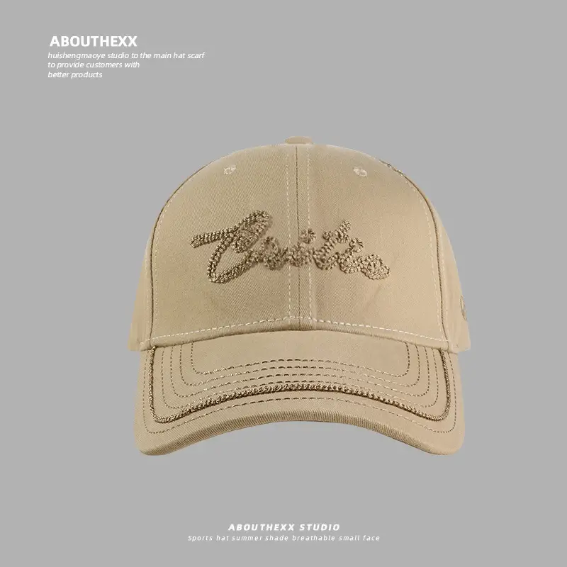 Women's Korean Style Hard Top Hat with Letter Embroidery — feature 8