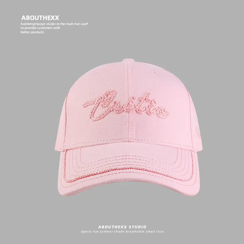 Women's Korean Style Hard Top Hat with Letter Embroidery — feature 7