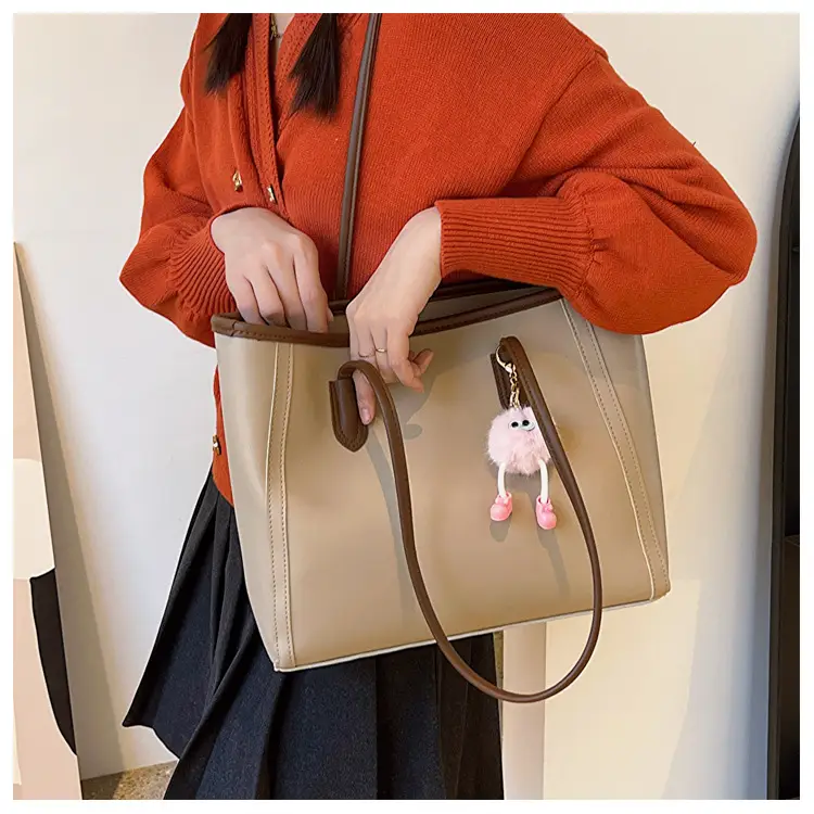Korean Style Shoulder Bag Beige 2026 Spring Summer — feature 12