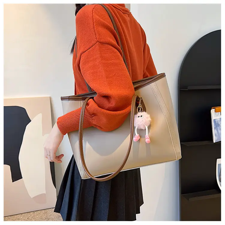 Korean Style Shoulder Bag Beige 2026 Spring Summer — feature 13