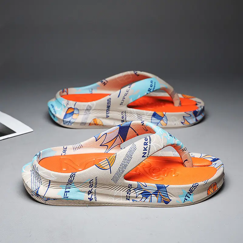 Flip-flops for Men's Summer Outer Wear 2024 New Soft Sole Slippers Sports and Leisure Wading Flip-flops Beach Sandals - Image 8
