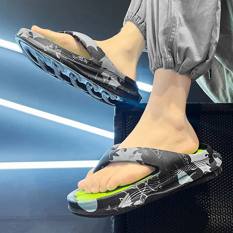 Flip-flops for Men's Summer Outer Wear 2024 New Soft Sole Slippers Sports and Leisure Wading Flip-flops Beach Sandals - Image 10
