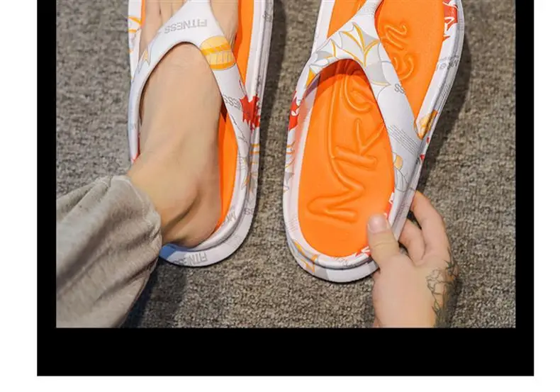 Flip-flops for Men's Summer Outer Wear 2024 New Soft Sole Slippers Sports and Leisure Wading Flip-flops Beach Sandals — feature 10