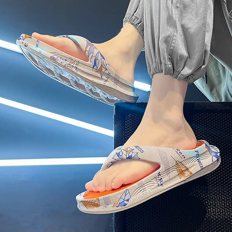 Flip-flops for Men's Summer Outer Wear 2024 New Soft Sole Slippers Sports and Leisure Wading Flip-flops Beach Sandals - Image 4
