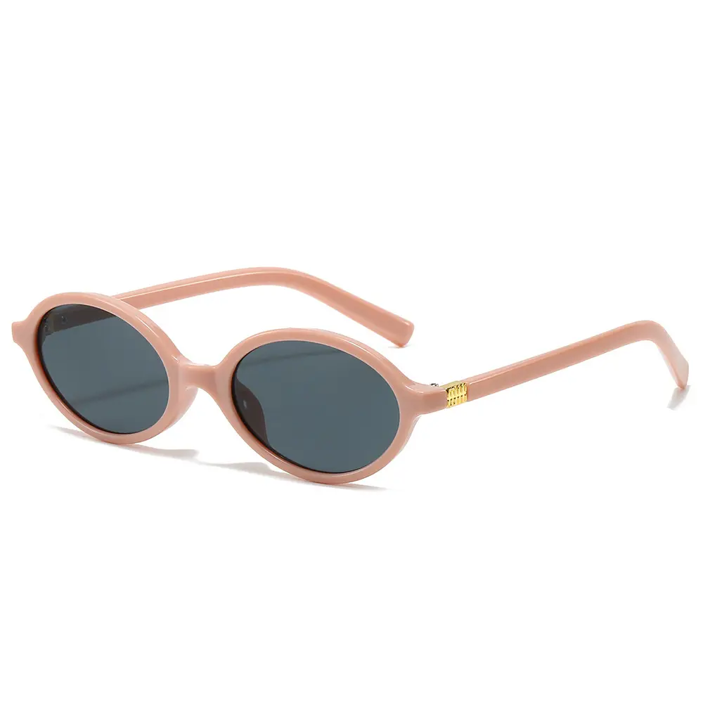 Oval Sunglasses for Women Black High-End Fashion - Image 12