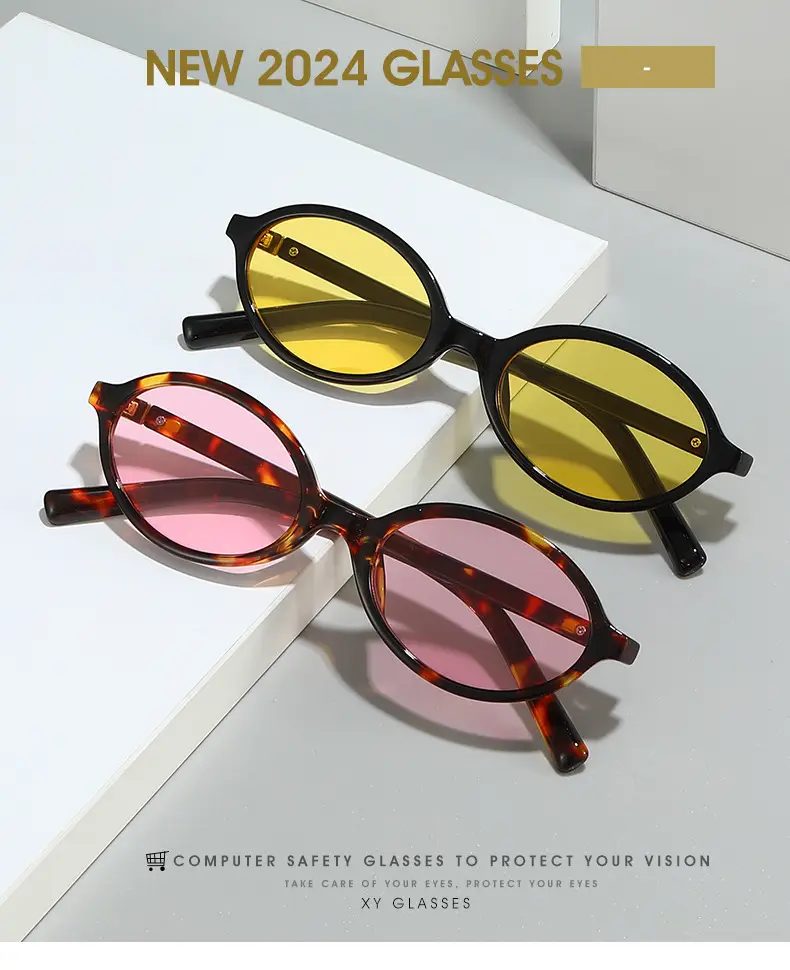 Oval Sunglasses for Women Black High-End Fashion β feature 1
