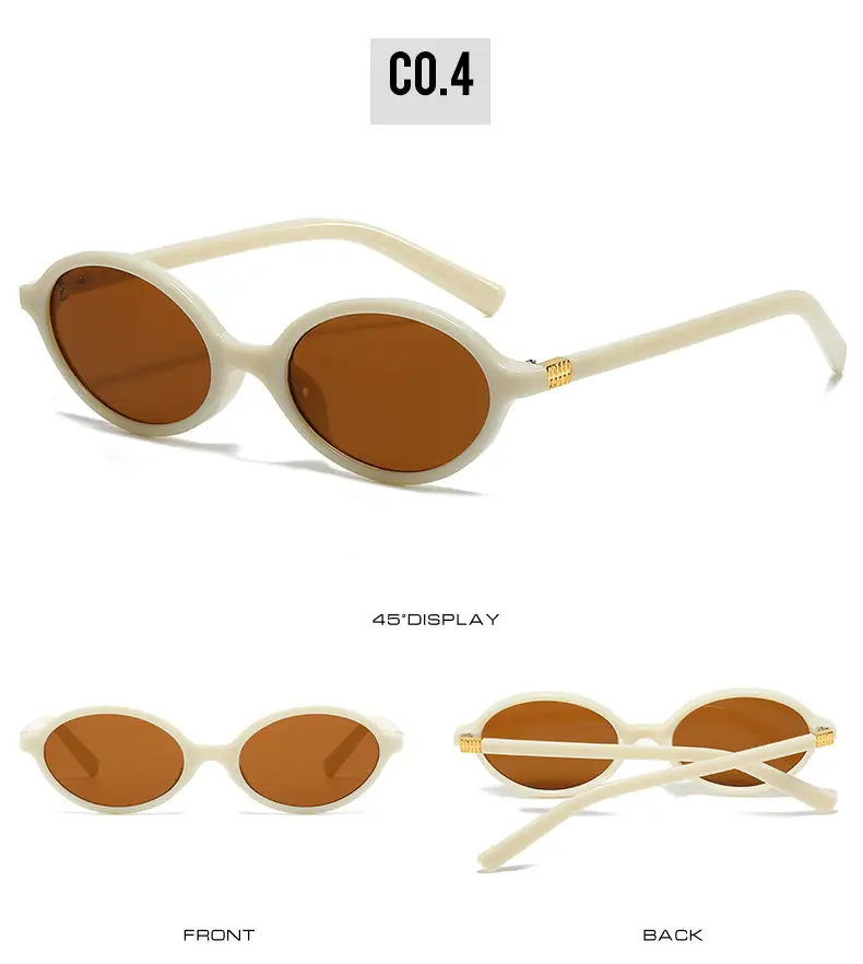 Oval Sunglasses for Women Black High-End Fashion β feature 10