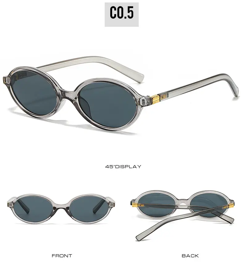Oval Sunglasses for Women Black High-End Fashion β feature 11