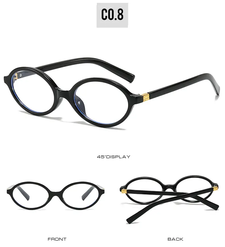 Oval Sunglasses for Women Black High-End Fashion β feature 14