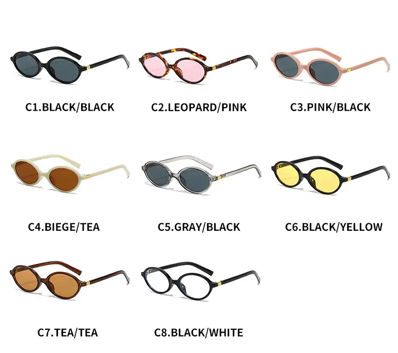 Oval Sunglasses for Women Black High-End Fashion β feature 6