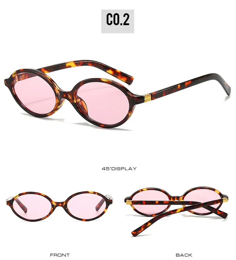 Oval Sunglasses for Women Black High-End Fashion β feature 8