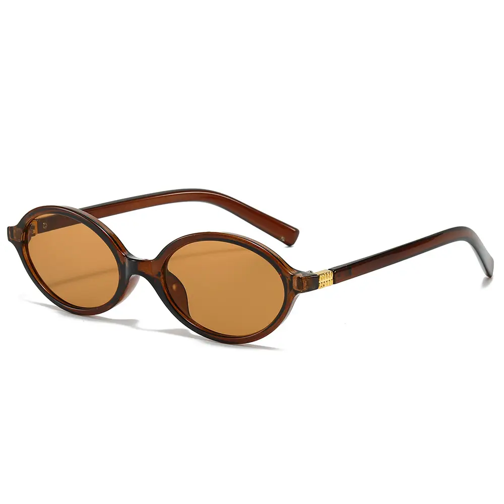 Oval Sunglasses for Women Black High-End Fashion - Image 7