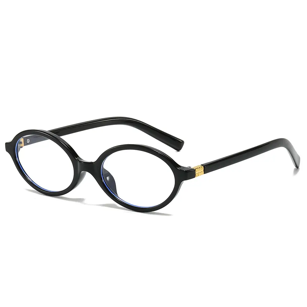 Oval Sunglasses for Women Black High-End Fashion - Image 8