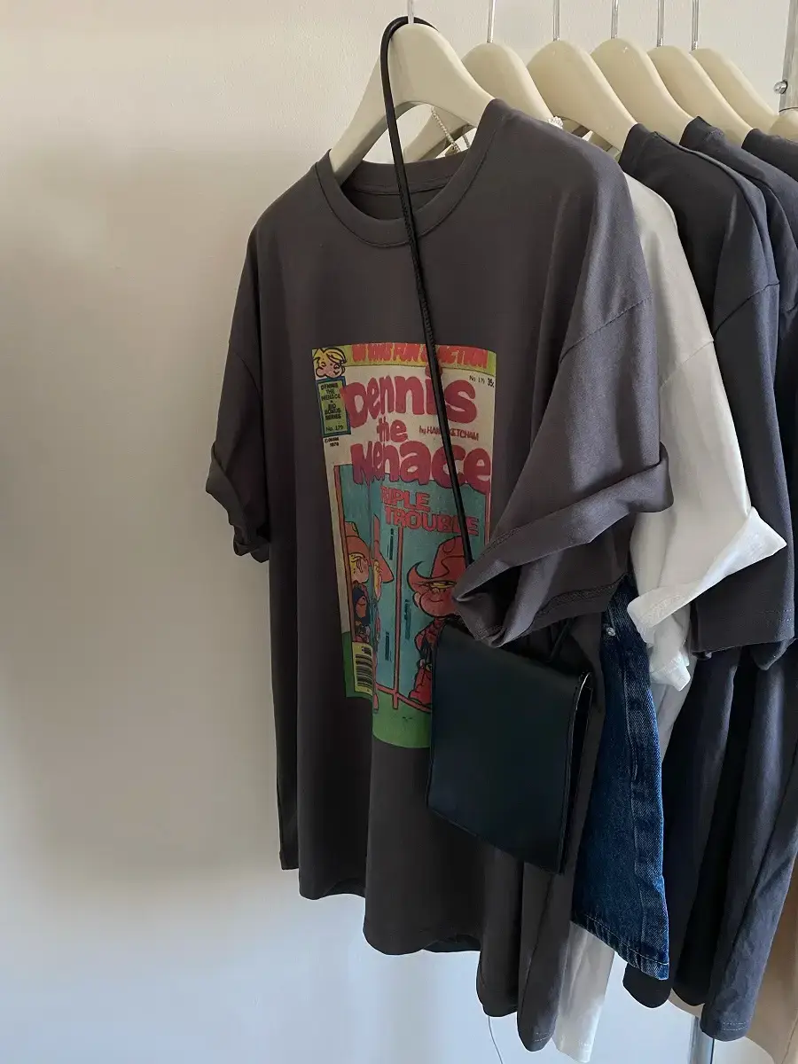ExTra Large Size 150kg Hong Kong STyle ReTro Loose RighT Shoulder ShorT-sleeved T-shirT for FaT Girls Small Casual Half-sleeved Top SuMMer — feature 6