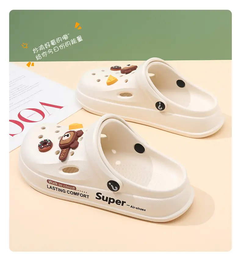 Hole Shoes Women's Summer Outer Wear Non-slip Wear-resistant Dual-purpose Comfortable Soft Bottom Sandals Outdoor Casual Fashion Beach Shoes — feature 11