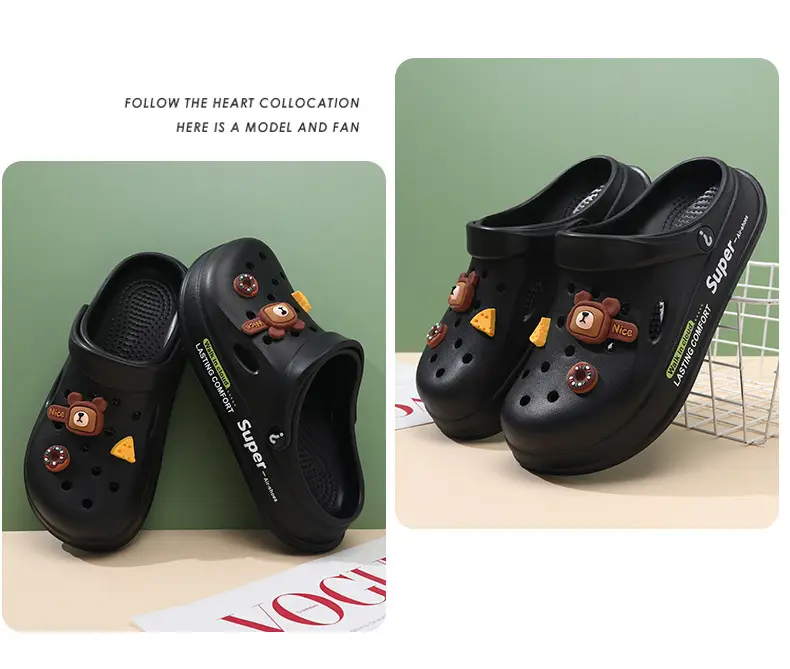 Hole Shoes Women's Summer Outer Wear Non-slip Wear-resistant Dual-purpose Comfortable Soft Bottom Sandals Outdoor Casual Fashion Beach Shoes — feature 16