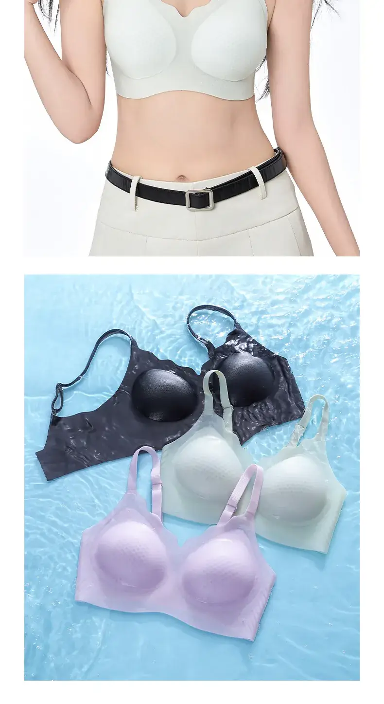 Women's Jelly Bra Push Up Cool Breathable Summer Underwear — feature 23