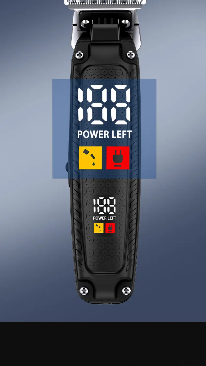 Digital Display Hair Clipper with LED Screen — feature 9