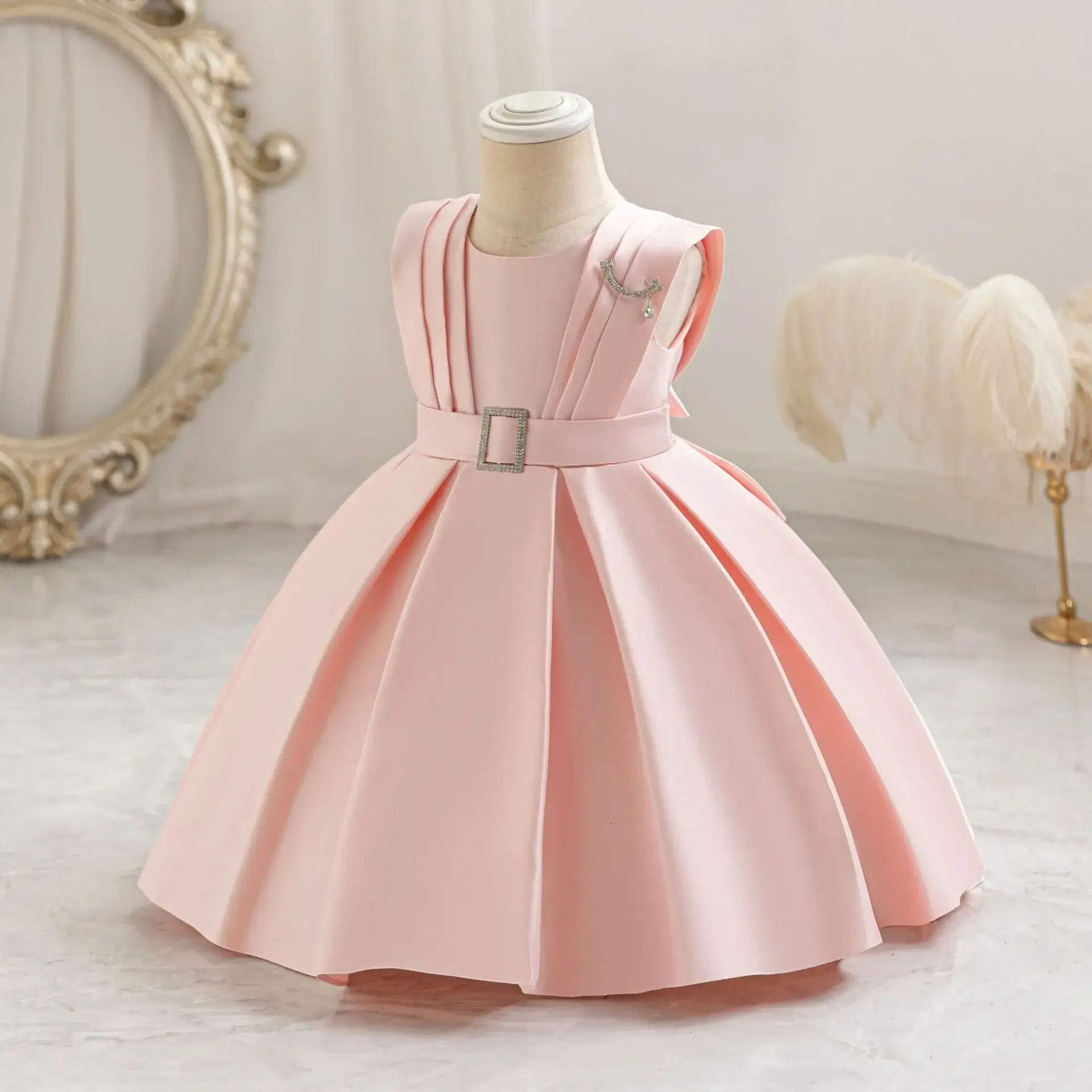 Children's Funny Western Style New Children's Birthday Party Princess Dress Dress dress Girl Flower Girl Dress Dress Wholesale — feature 12