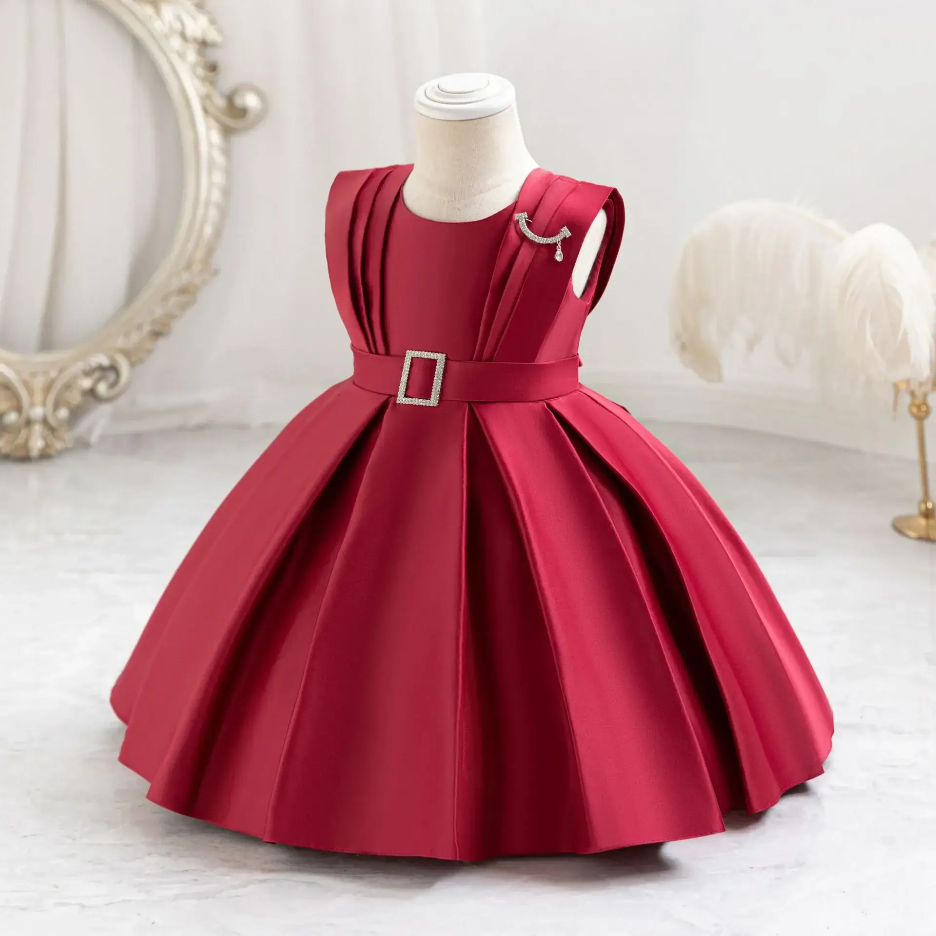 Children's Funny Western Style New Children's Birthday Party Princess Dress Dress dress Girl Flower Girl Dress Dress Wholesale — feature 3