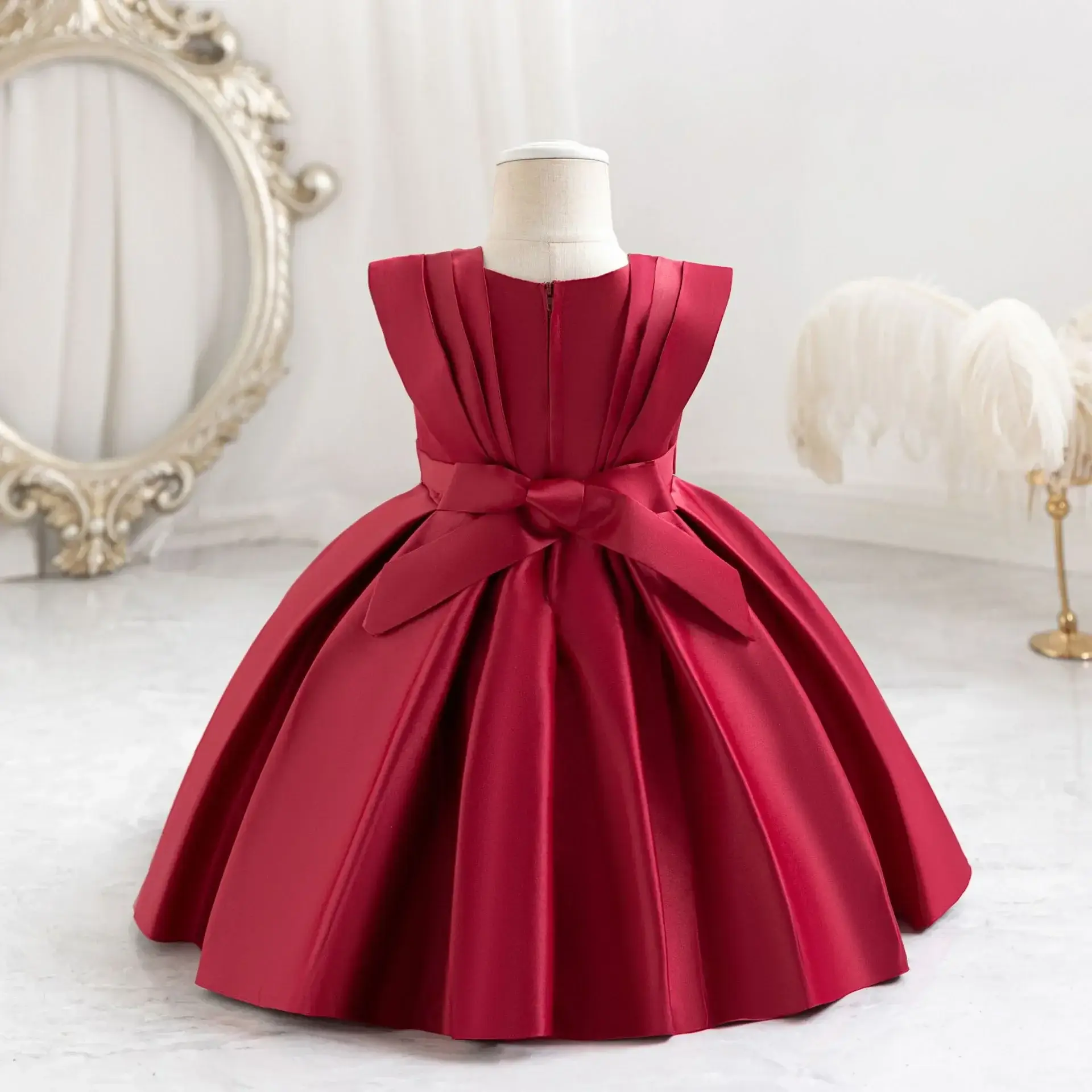 Children's Funny Western Style New Children's Birthday Party Princess Dress Dress dress Girl Flower Girl Dress Dress Wholesale — feature 4