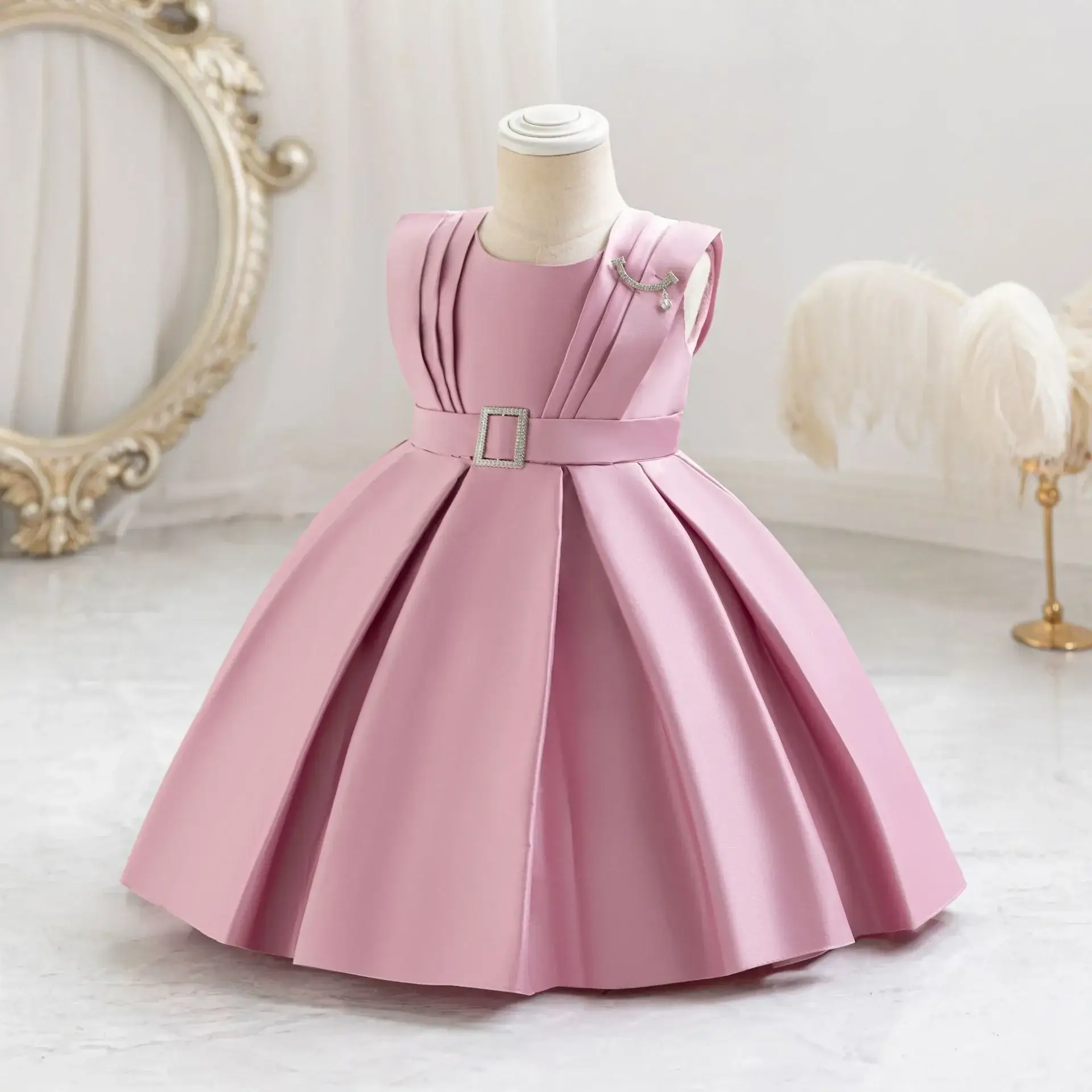 Children's Funny Western Style New Children's Birthday Party Princess Dress Dress dress Girl Flower Girl Dress Dress Wholesale — feature 6