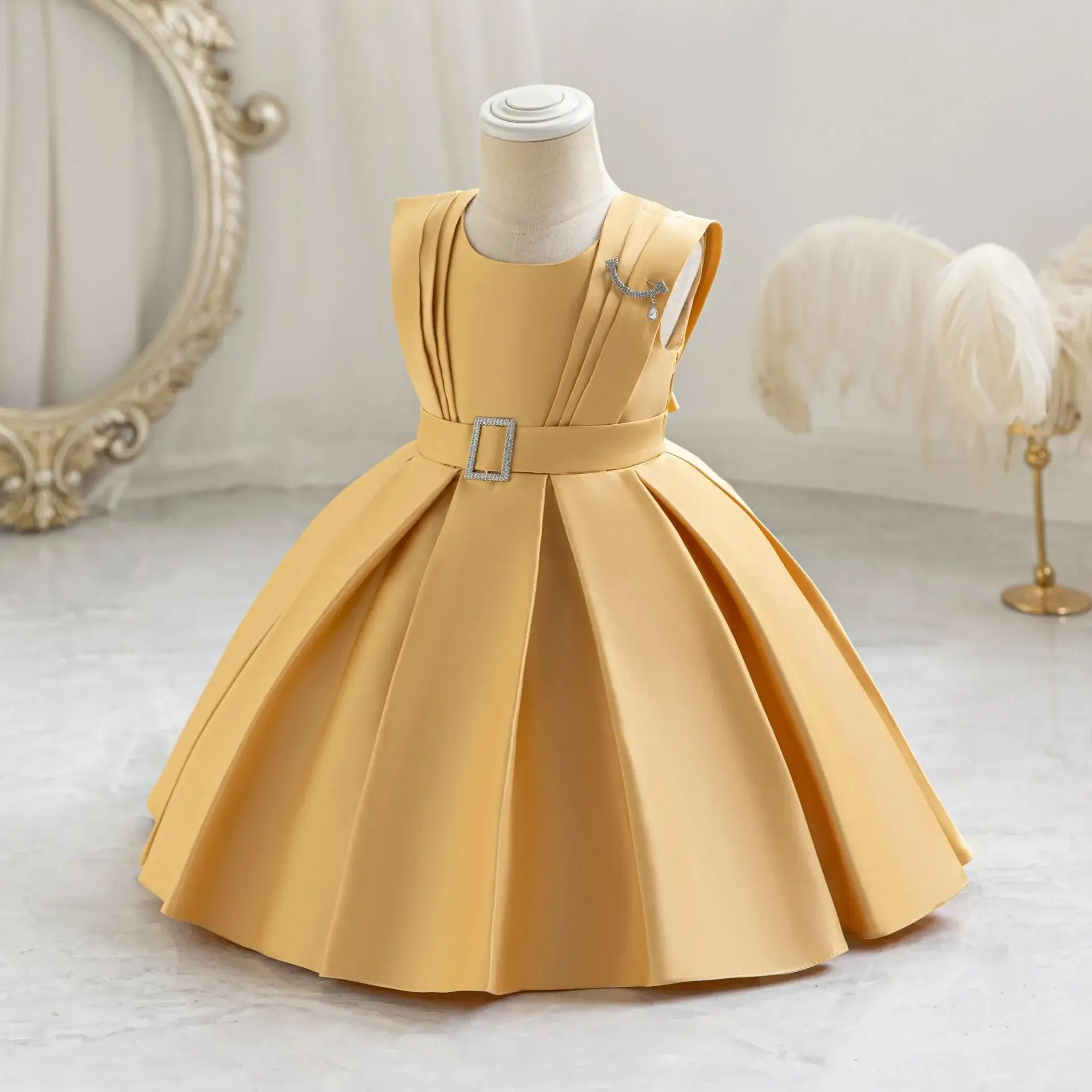 Children's Funny Western Style New Children's Birthday Party Princess Dress Dress dress Girl Flower Girl Dress Dress Wholesale — feature 9