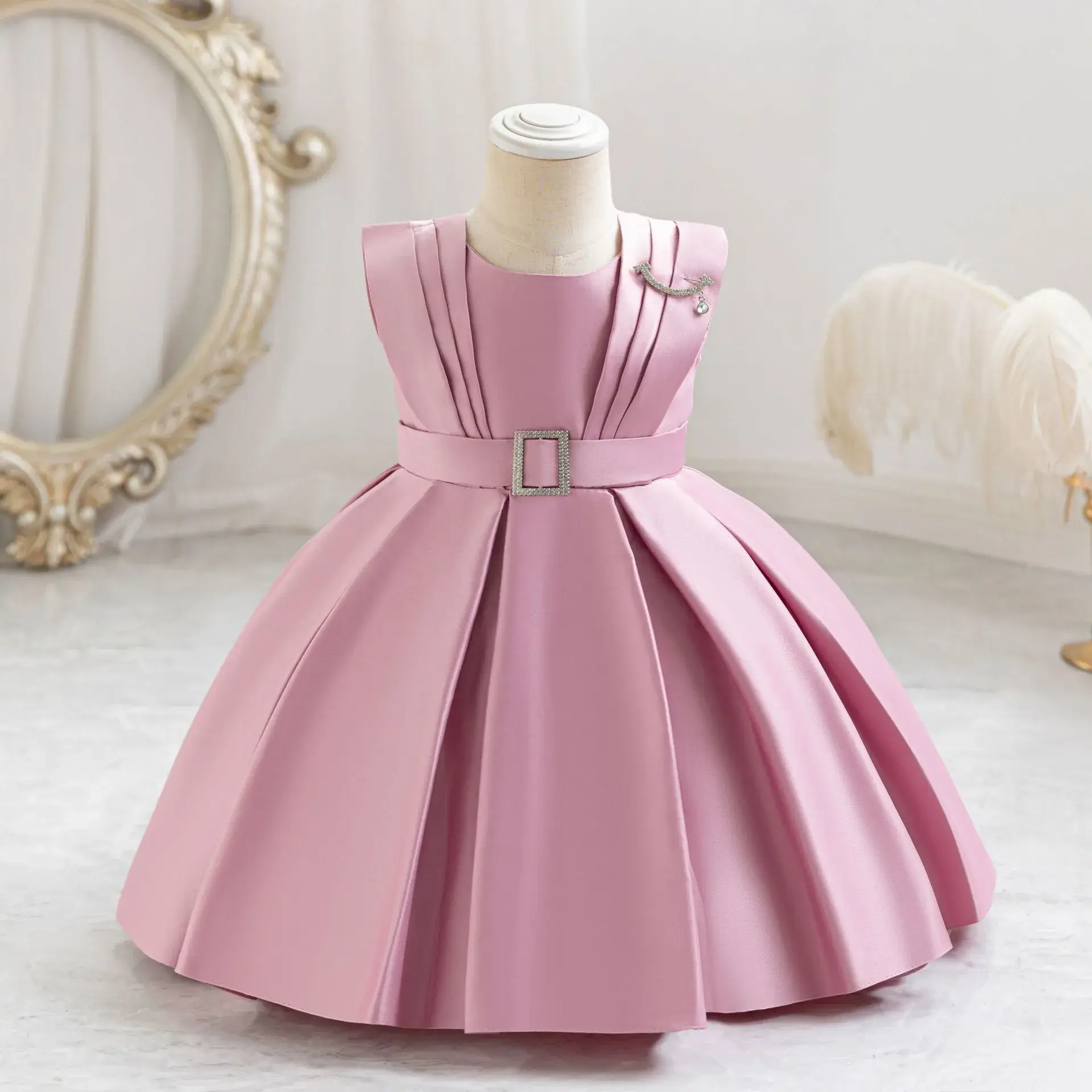 Children's Funny Western Style New Children's Birthday Party Princess Dress Dress dress Girl Flower Girl Dress Dress Wholesale - Image 2