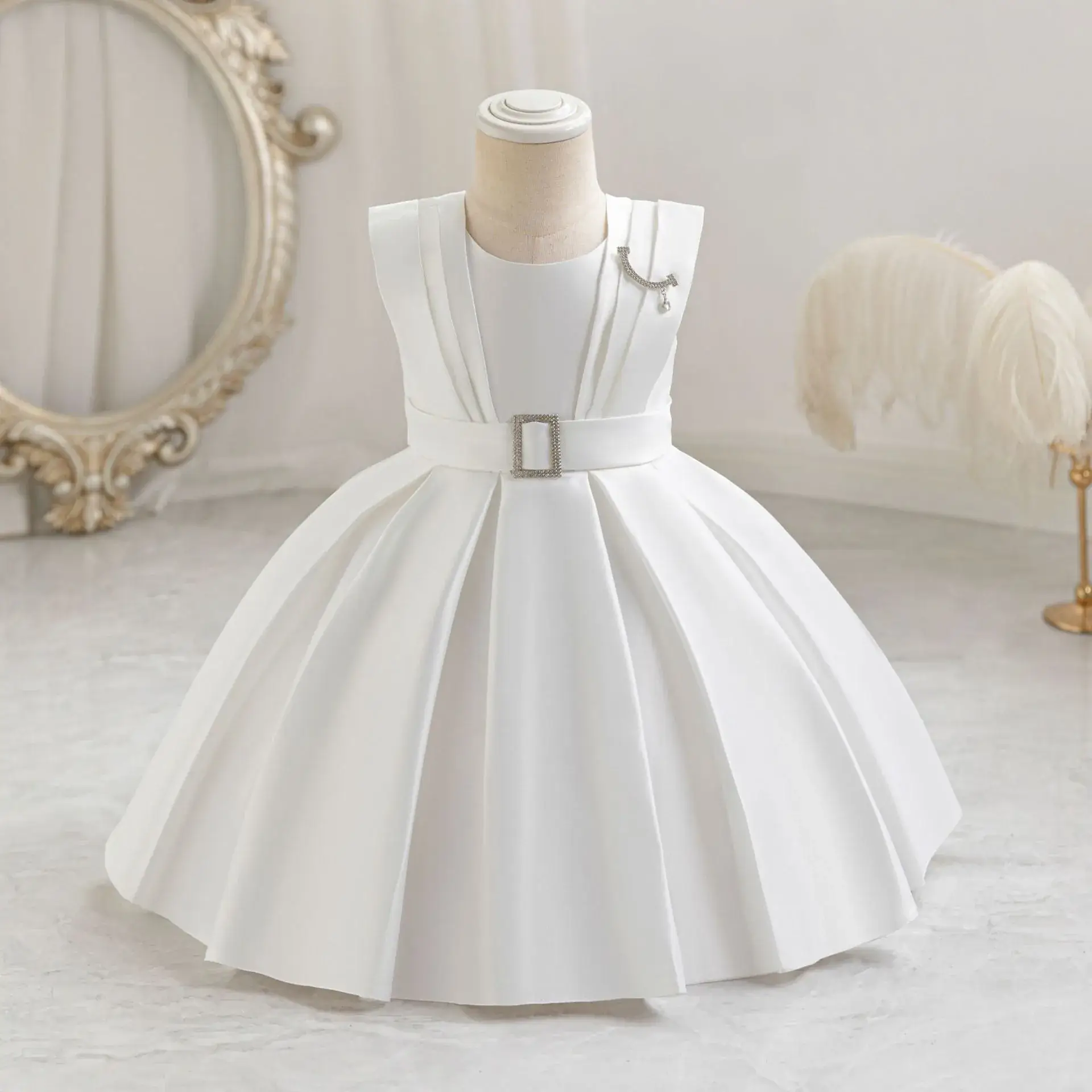 Children's Funny Western Style New Children's Birthday Party Princess Dress Dress dress Girl Flower Girl Dress Dress Wholesale - Image 3