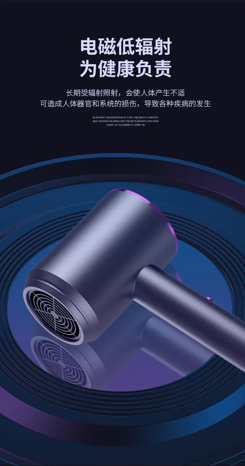 Green Hair Dryer with Blue Negative Ion Technology — feature 16
