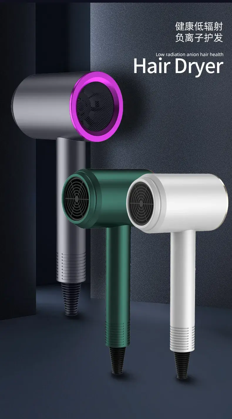 Green Hair Dryer with Blue Negative Ion Technology — feature 21
