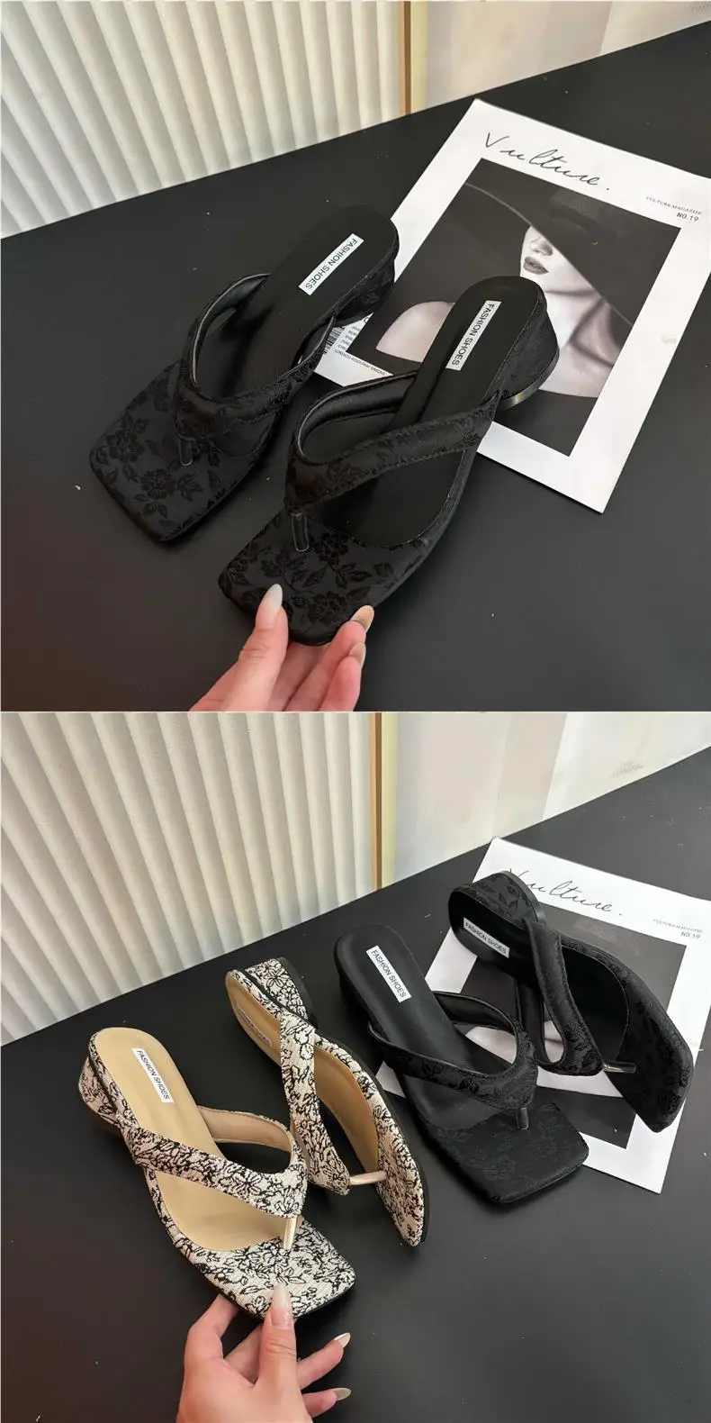 Flip-Flops for Women with Thick Heels, Summer Outdoor Wear, 2026 New Style, French Beach Thong Sandals, Fairy Style — feature 4