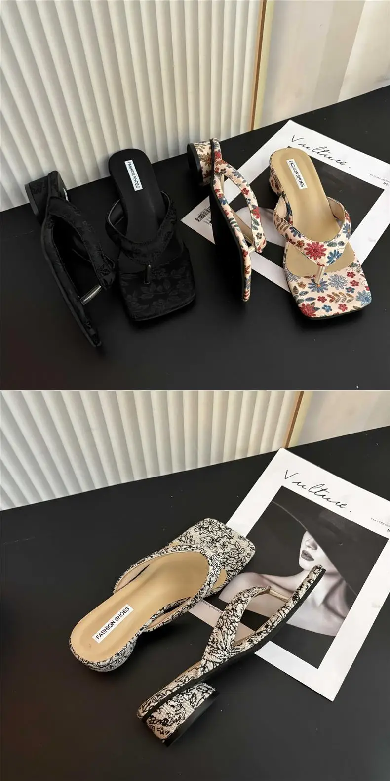 Flip-Flops for Women with Thick Heels, Summer Outdoor Wear, 2026 New Style, French Beach Thong Sandals, Fairy Style — feature 5