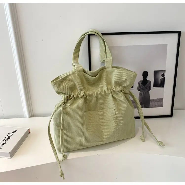 Green Drawstring Tote Bag for Women 2024 — feature 18