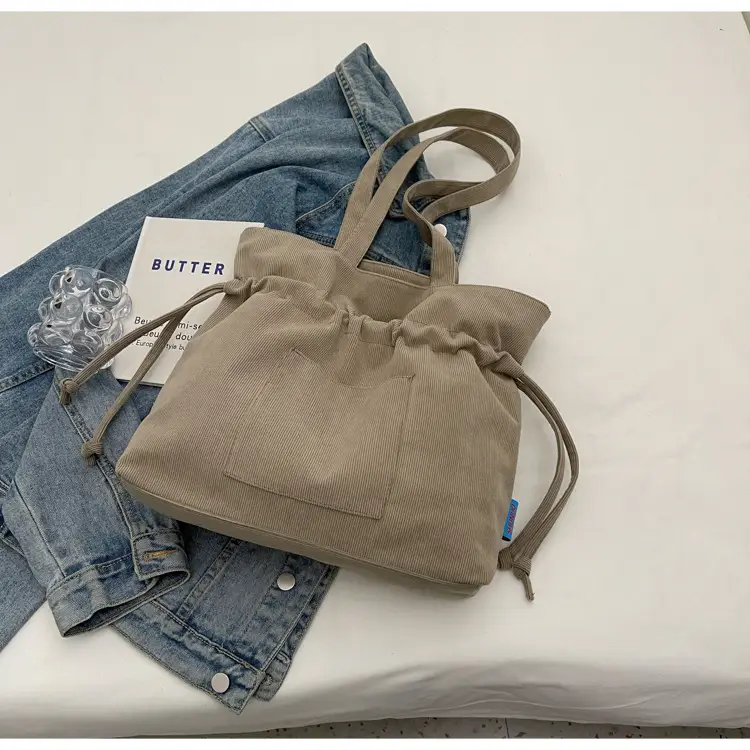 Green Drawstring Tote Bag for Women 2024 — feature 26